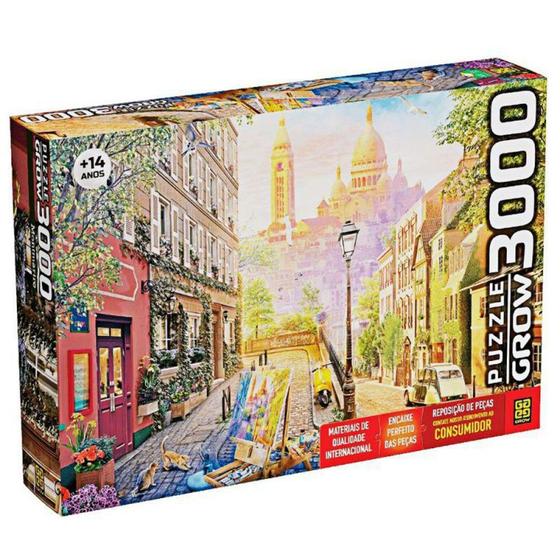 Imagem de Quebra Cabeça Puzzle 3000 Peças Montmartre Grow