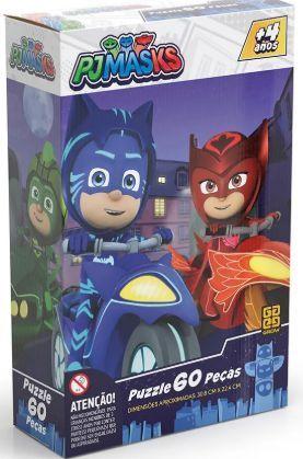 Imagem de Quebra Cabeça Puzzle 60 Pçs Pjmasks Grow