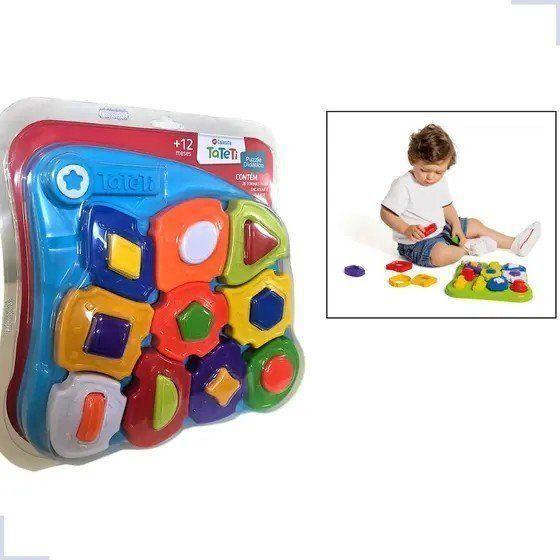 Imagem de Quebra-cabeca puzzle didatico r.714 tateti sortido