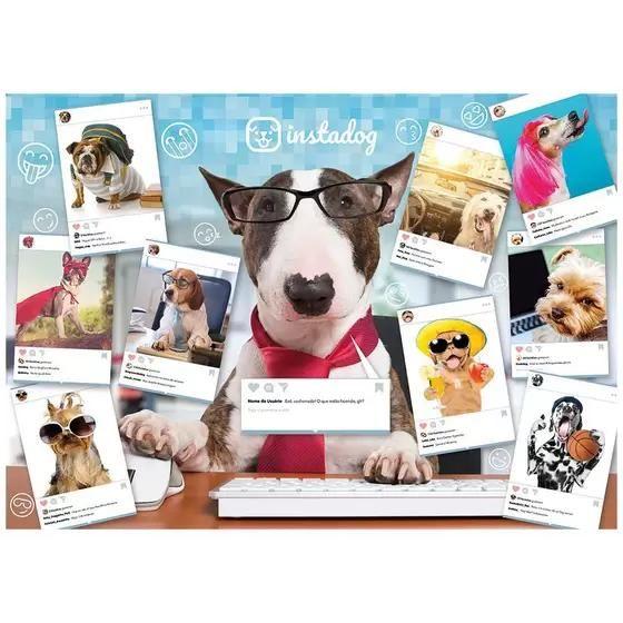 Imagem de Quebra Cabeça Puzzle Instadog Grow