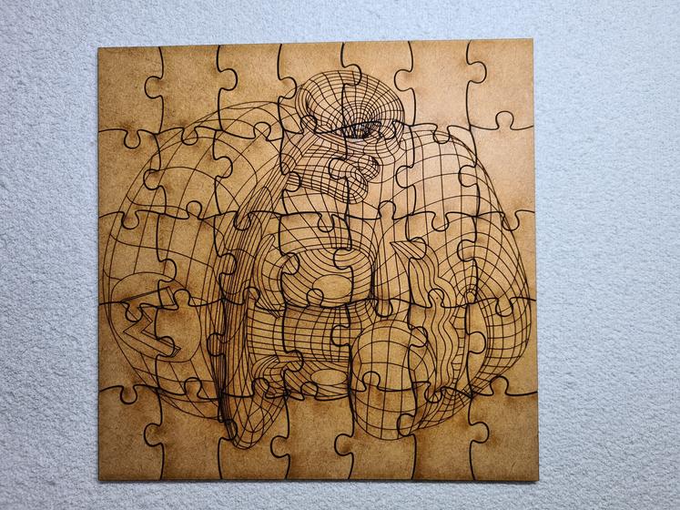 Imagem de Quebra-cabeça Puzzle Jogo Cabeça Mario Bros Videogame Mdf