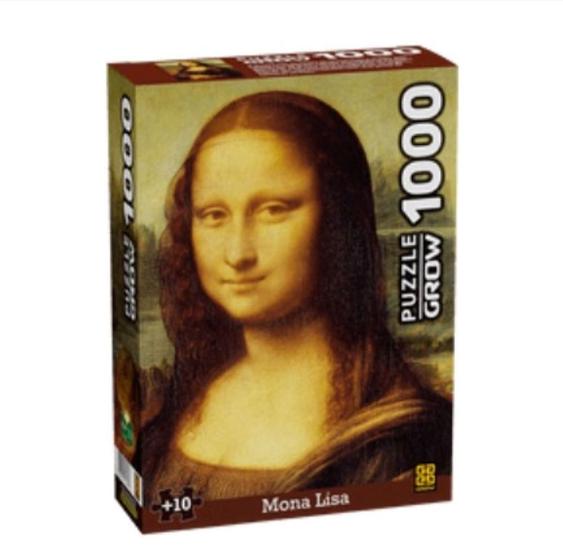 Imagem de Quebra Cabeça Puzzle Monalisa 1008 peças