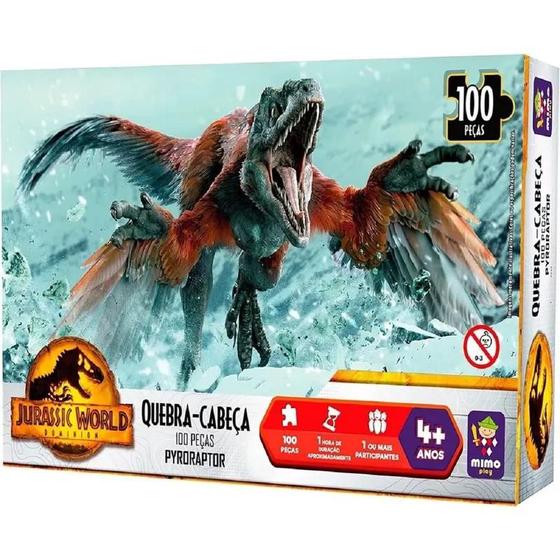 Imagem de Quebra Cabeça Pyroraptor Jurassic World 100 Peças