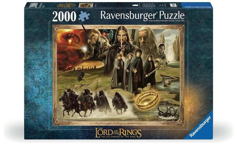 Imagem de Quebra-cabeça Ravensburger O Senhor dos Anéis 2000 peças