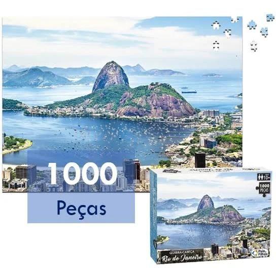 Imagem de Quebra Cabeça Rio De Janeiro 1000 PÇ - Pais e Filhos