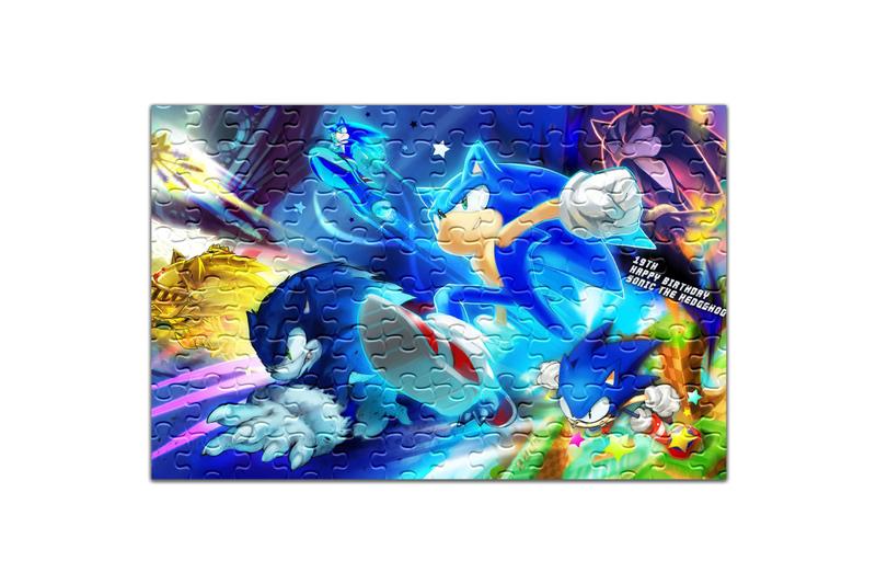 Imagem de Quebra Cabeça Sonic Com Caixa Personalizado 48 Peças