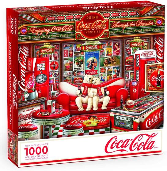 Imagem de Quebra-cabeça Springbok's 1000 Peças Jigsaw Coca Cola Décadas - Produzido nos Estados Unidos