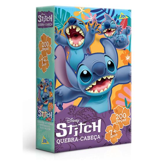 Imagem de Quebra Cabeça Stitch 200 Peças Disney Lilo e Stitch Toyster 