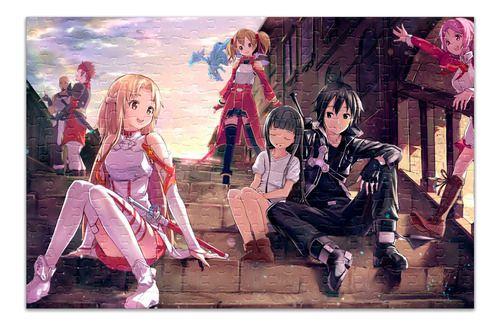 Imagem de Quebra-cabeça Sword Art Online Personalizado 48 Peças