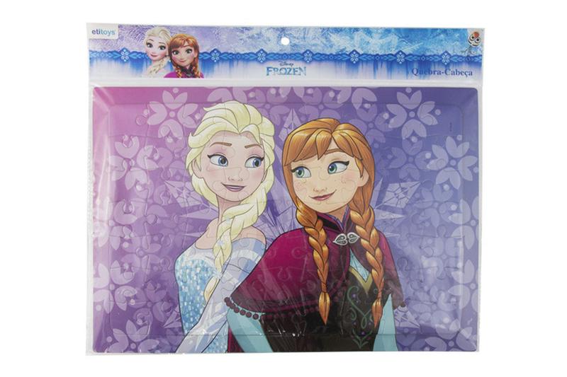 Imagem de Quebra Cabeça Tema De Frozen Com 63 Peças