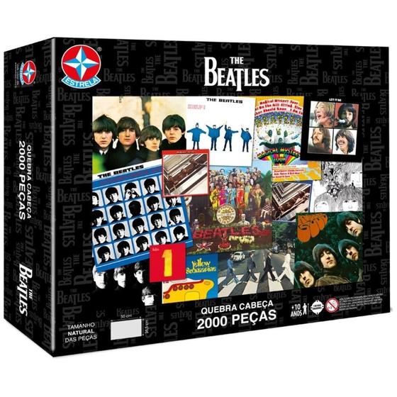 Quebra-Cabeça - The Beatles - 2000 Peças - Estrela - Quebra-Cabeça ...