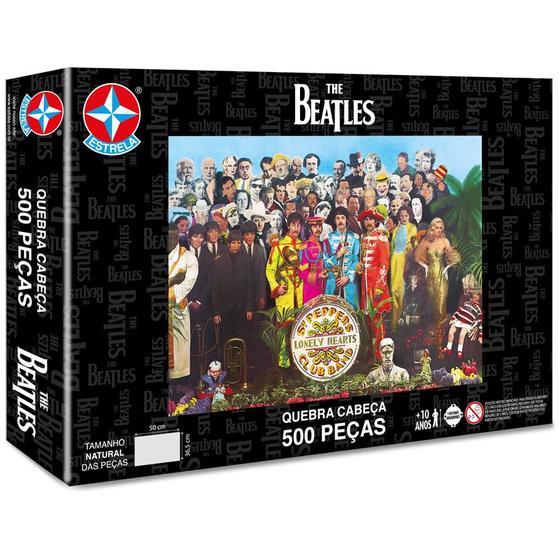 Imagem de Quebra Cabeça The Beatles 500Pçs - Estrela