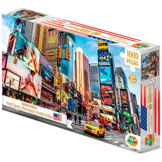 Imagem de Quebra-cabeça Times Square 1000pçs ref 1036