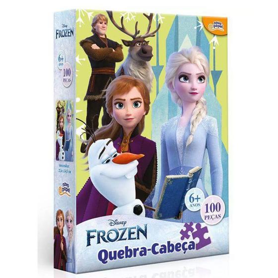 Imagem de Quebra-Cabeça Toyster Frozen 100 Peças