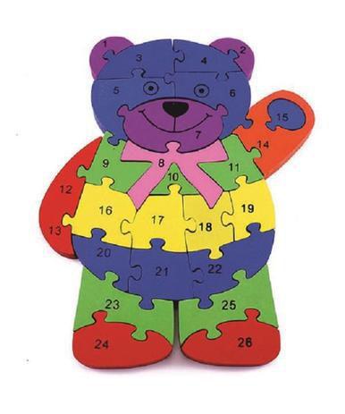 Imagem de Quebra-Cabeça Urso MDF - Toy Mix