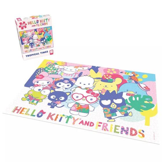 Imagem de Quebra-cabeça USAOPOLY Hello Kitty Tropical Times 1000 peças