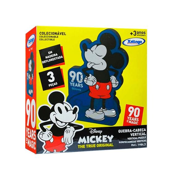 Imagem de Quebra-Cabeça Vertical Colecionável Mickey Azul - Xalingo