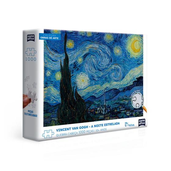 Imagem de Quebra Cabeça Vincent Van Gogh A Noite Estrelada 1000 Peças Toyster 002883