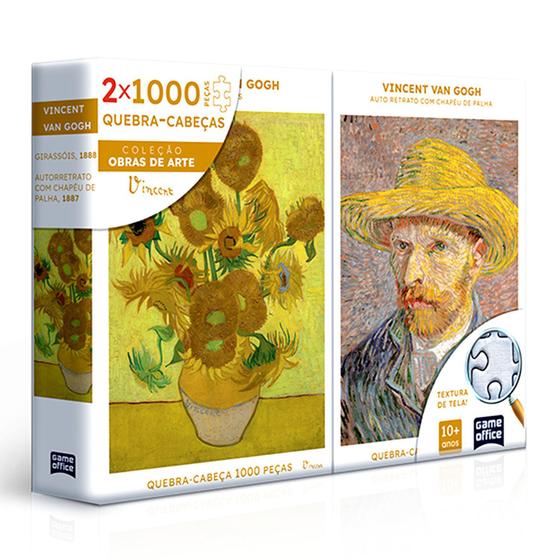 Imagem de Quebra Cabeças Vincent Van Gogh 2x1000 Peças - Toyster