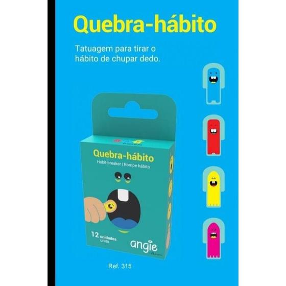 Quebra Hábito 12adesivos Para Parar Chupar Dedo,dedo Na Boca - Angie ...