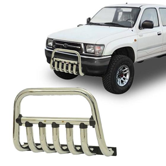 Imagem de Quebra Mato Hilux 1997 1998 1999 2000 2001 Cromado