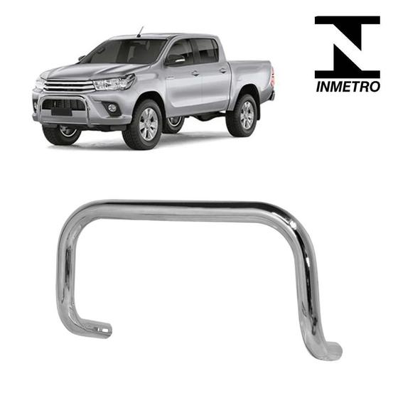 Imagem de Quebra Mato Hilux 2016 2017 2018 2019 2020 Cromo