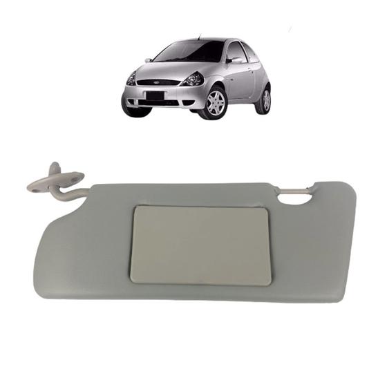 Quebra Sol Cinza com Espelho Ford Ka 1997 a 2007 Lado Esquerdo Newtec Nt1521fd Menor preço em Quebra Sol Cinza com Espelho Ford Ka 1997 a 2007 Lado Esquerdo Newtec Nt1521fd