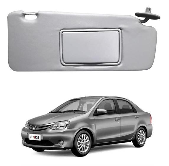 Imagem de Quebra Sol Com Espelho Etios Sedan/ Hatch 2012/. Ld Direito