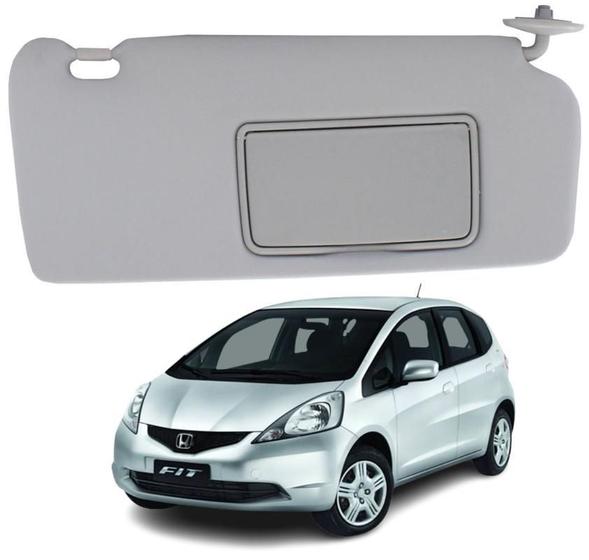 Imagem de Quebra Sol Com Espelho Honda Fit 03-08 Ld Direito