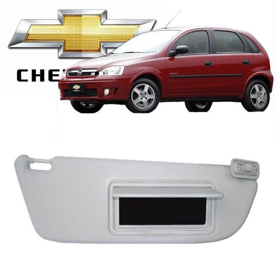 Imagem de Quebra Sol Corsa 2002 Com Espelho Direito