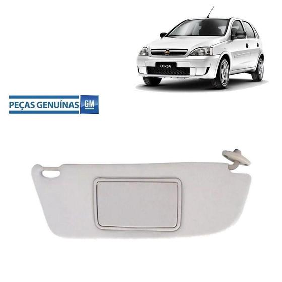Imagem de Quebra-Sol  Corsa Pick-up 1995 a 2003 Com Espelho LD