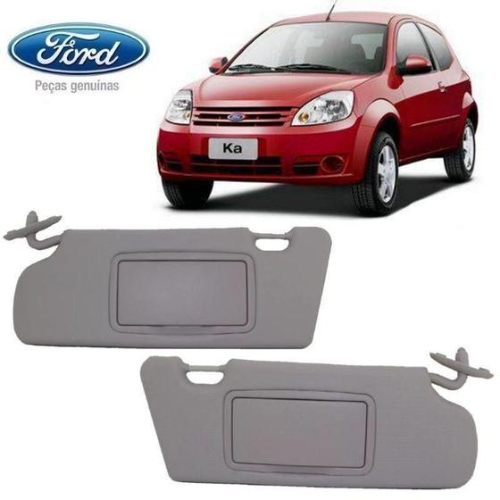 Imagem de Quebra Sol Ford Ka XR 2008 Com Espelho Par