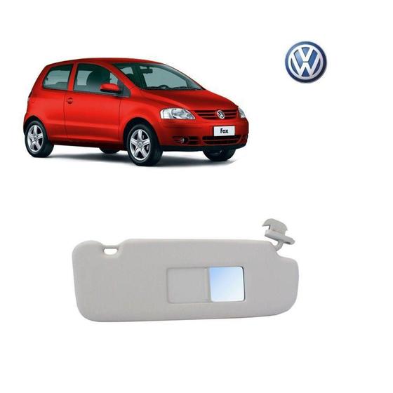 Imagem de Quebra Sol Fox 2005 Espelho Cinza VW Direito - NWT