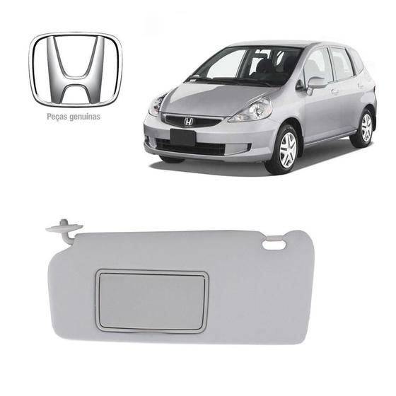 Imagem de Quebra Sol Honda Fit 2003 Espelho  Honda Esquerdo