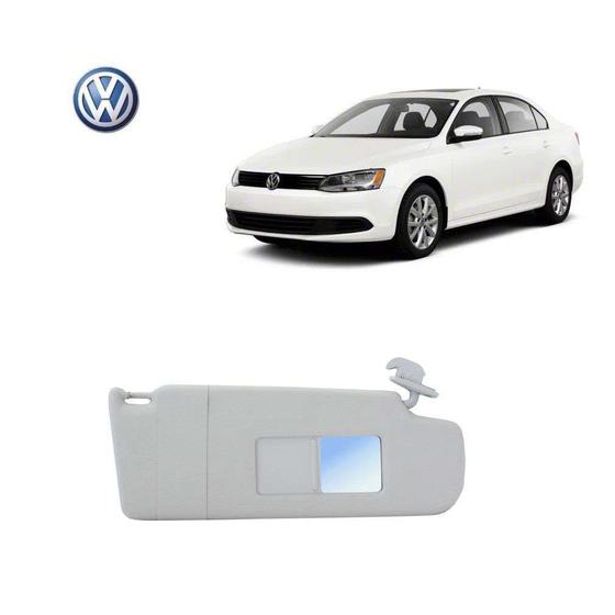 Imagem de Quebra Sol Jetta 2013 Espelho Cinza VW Direito