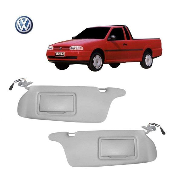 Imagem de Quebra Sol Saveiro G2 1997 Iluminação VW Par