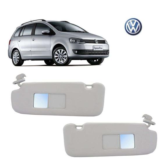 Imagem de Quebra Sol Spacefox 2013 Iluminação Cinza VW Par