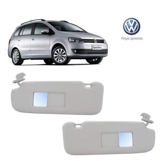 Imagem de Quebra Sol Spacefox 2015 Iluminação Cinza  VW Par