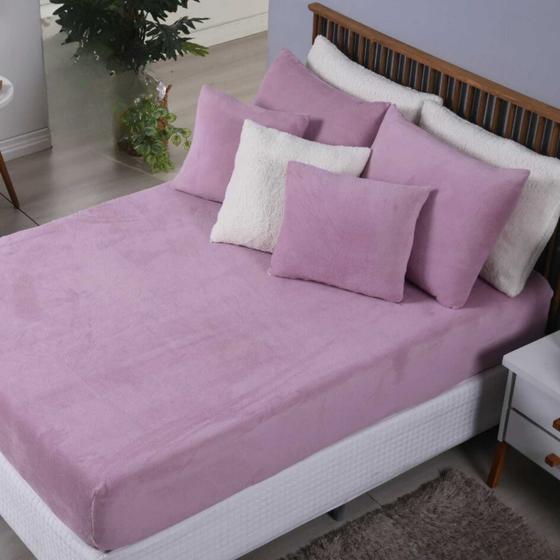 Imagem de Queen Size C/ Elástico 3pcs Fleece