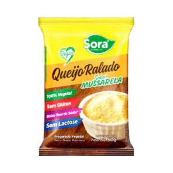 Imagem de Queijo Ralado Vegetal Sabor Mussarela Sora 50 g