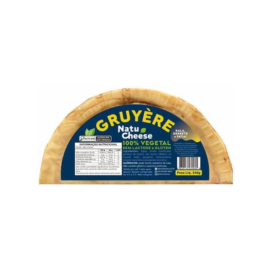 Imagem de Queijo Vegetal Tipo Gruyère NatuCheese 240g