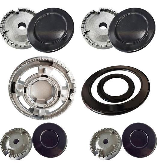 Queimador Com Espalhador Fogão 5 Bocas Brastemp Bf775ar Menor preço em Queimador Com Espalhador Fogão 5 Bocas Brastemp Bf775ar