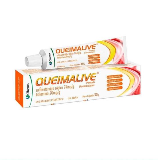 Imagem de Queimalive pomada para queimaduras 30g           //cifarma