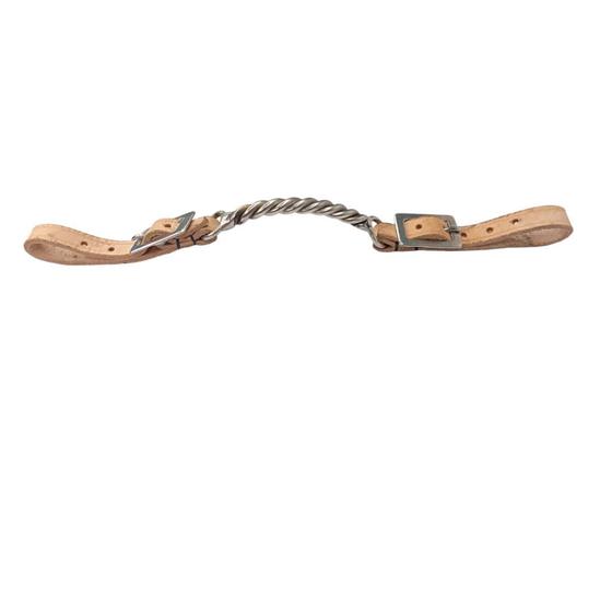 Imagem de Queixeira inox com correias em couro para cavalos