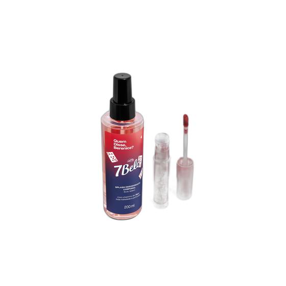Imagem de Quem disse, Berenice Kit 7Belo: Body Splash Desodorante Colônia 200ml + Gloss Labial Explosão de Framboesa 4ml