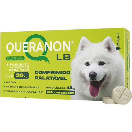 Queranon LB Avert Suplemento Alimentar para Cães até 30 Kg - 30 Comprimidos Menor preço em Queranon LB Avert Suplemento Alimentar para Cães até 30 Kg - 30 Comprimidos