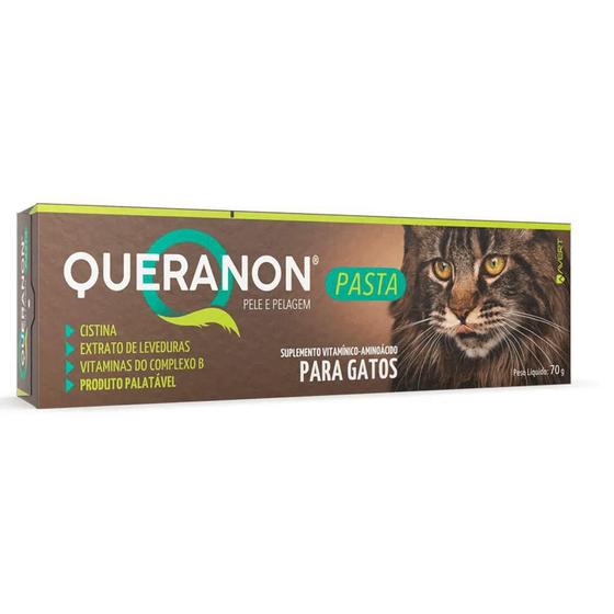 Imagem de Queranon Pasta Avert Suplemento Alimentar Gatos 70G