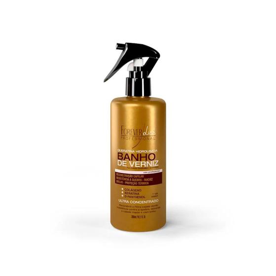 Imagem de Queratina Hidrolisada Banho de Verniz Forever Liss 300ML