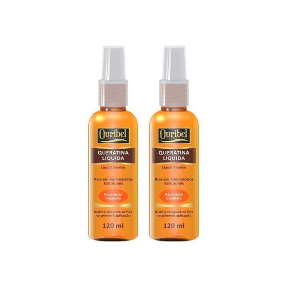 Imagem de Queratina Liquida Ouribel 120Ml - Kit Com 2Un