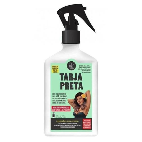 Imagem de Queratina Vegetal Tarja Preta 250ml Lola Cosmetics